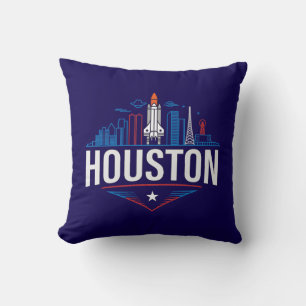 Houston Texas United States of America Cushion