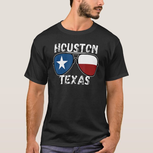 Houston Texas  Vintage Souvenirs 3 T-Shirt (Front)