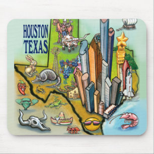 Houston TX Mouse Pad