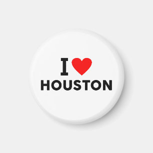 Houston United States america USA Texas love city Magnet