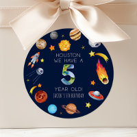 Houston We Have A 5 Year Old 5th Birthday Party