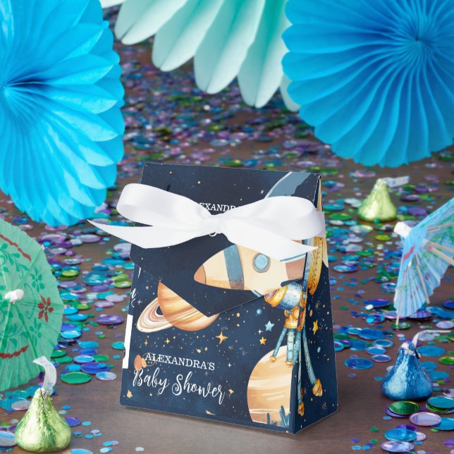 Houston We Have A Boy Outer Space Favour Box (Party)