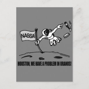 HOUSTON WE HAVE A PROBLEM POSTCARD