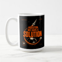 Houston We Have a Solution Soccer Orange
