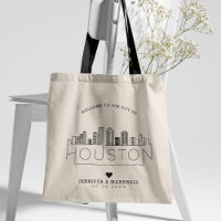 Houston Wedding | Stylised Skyline