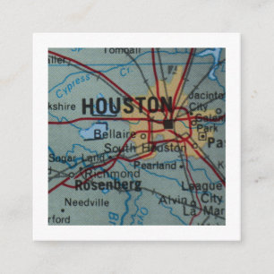 houston We've Moved New Address Card
