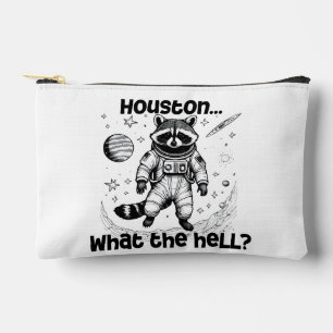 Houston... What the hell? Adorable Racoon magnet Accessory Pouch