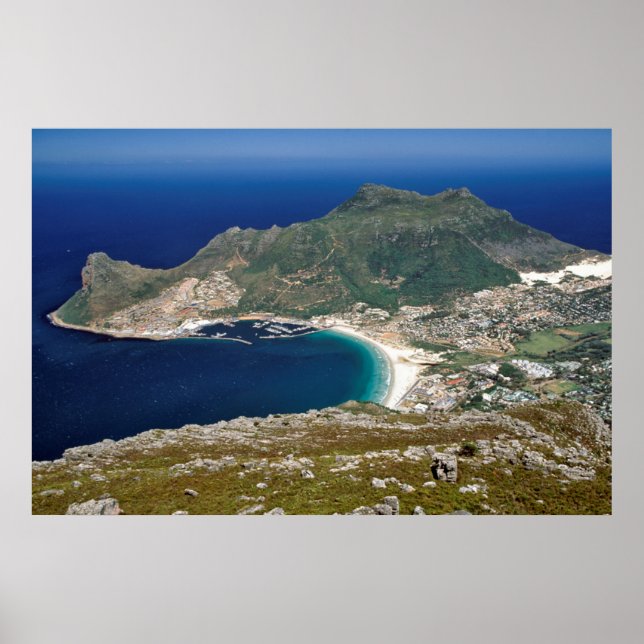 Hout Bay, The Sentinel And Atlantic Ocean Poster (Front)