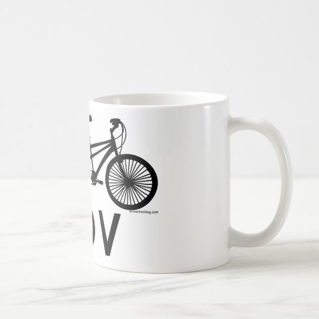 HOV Tandem Bicycle Coffee Mug (Right)
