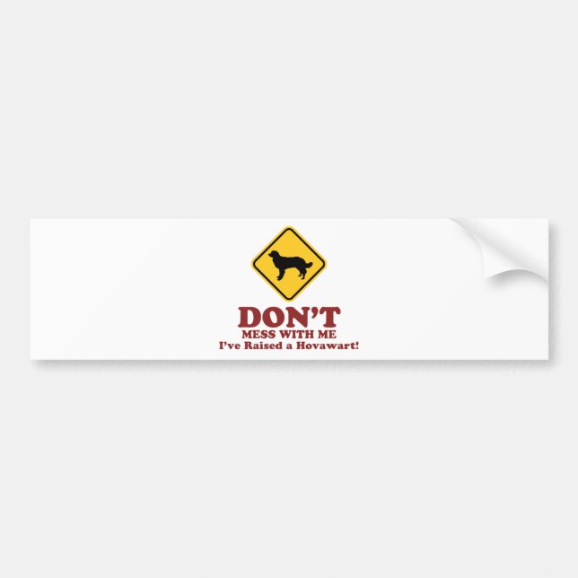 Hovawart Bumper Sticker (Front)