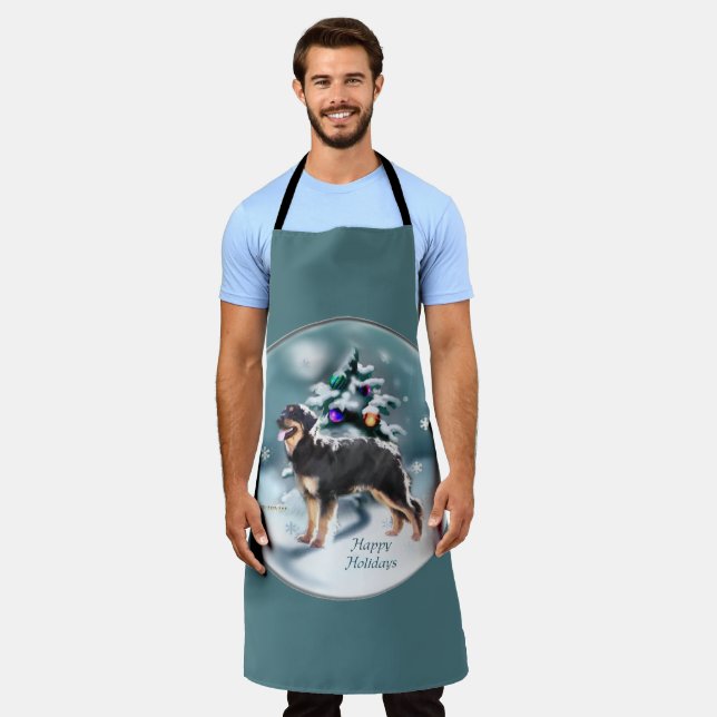 Hovawart Christmas Apron (Worn)