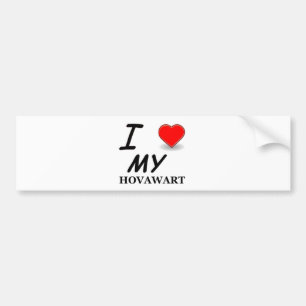hovawart love bumper sticker