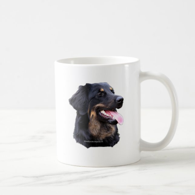 hovawart zwart/blonde coffee mug (Right)