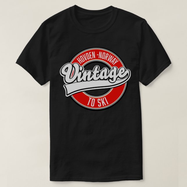 hovden norway ski T-Shirt (Design Front)