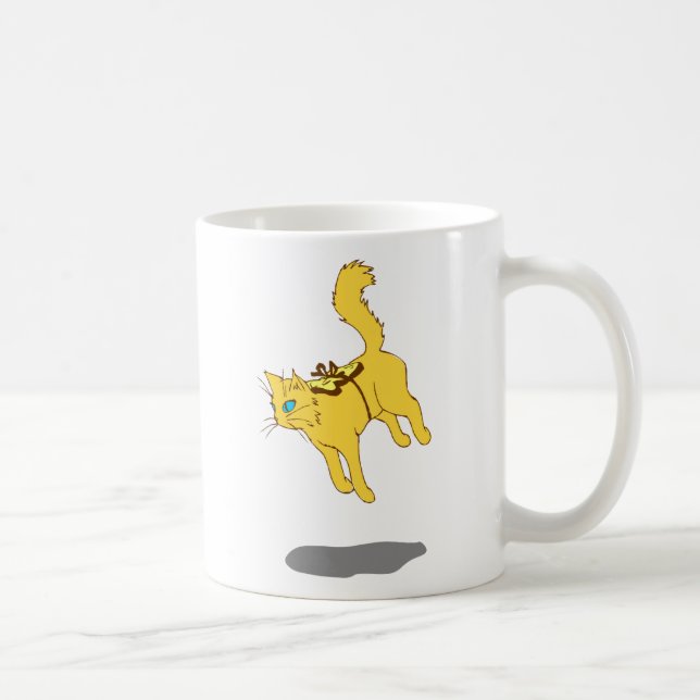 Hover Cat Coffee Mug (Right)