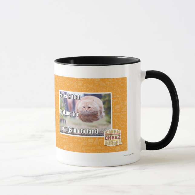 Hover kitteh mug (Right)