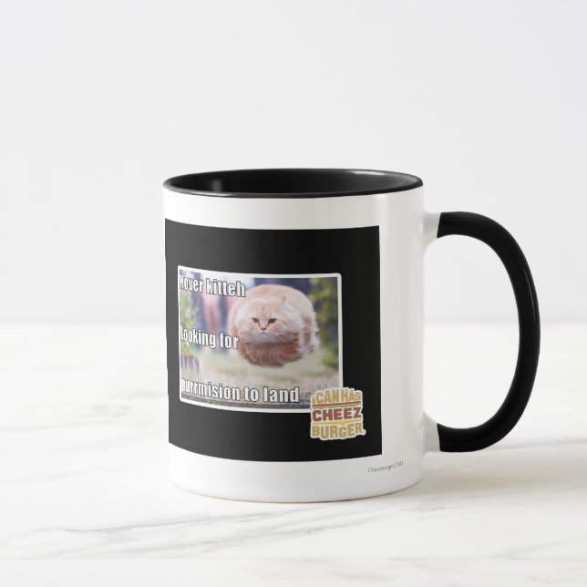 Hover kitteh mug (Right)