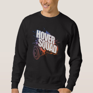 Hover Squad  Cool Orange Blue Gyro Hoverboard Sweatshirt