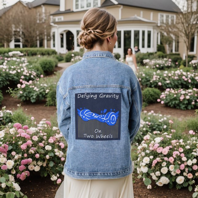 Hoverboard Denim Jacket (Wedding Back)