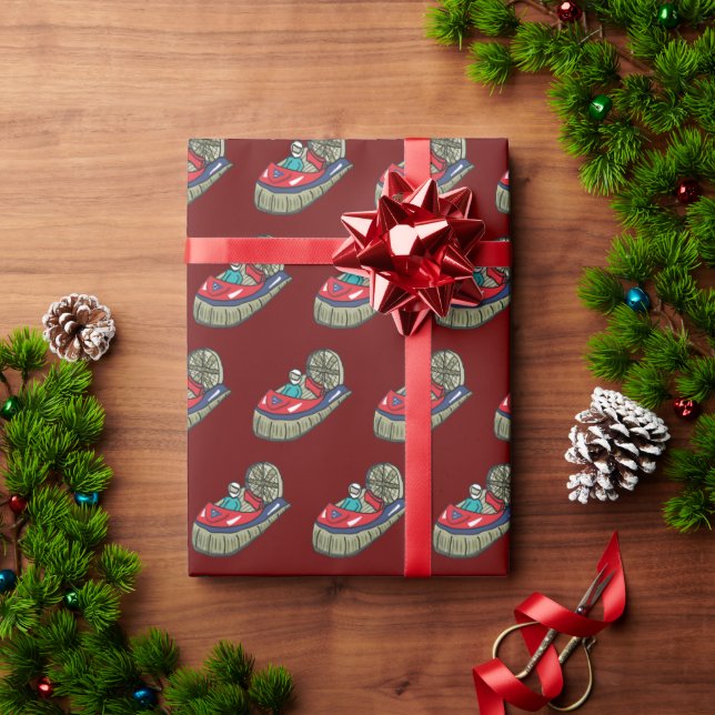 Hovercraft Wrapping Paper (Holiday Gift)