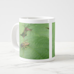 Hoverfly on a Leaf Mug