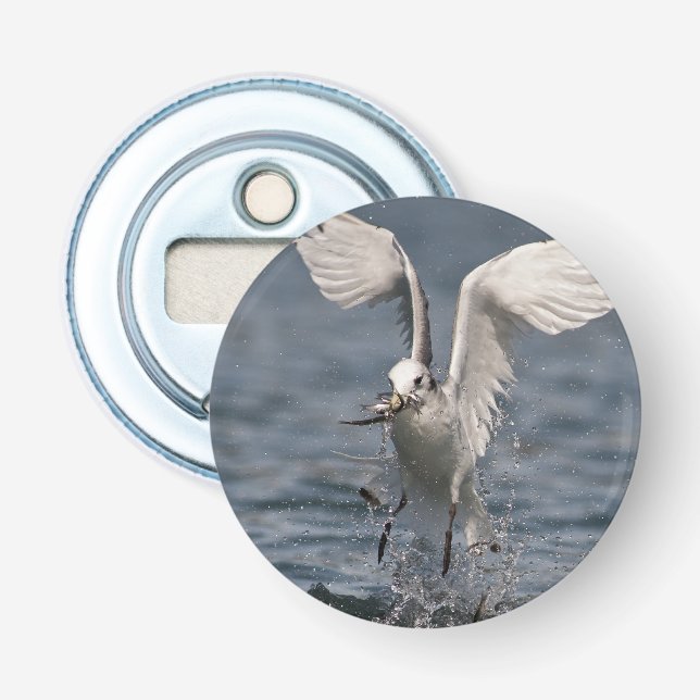 Hovering Kittiwake Bottle Opener (Front)