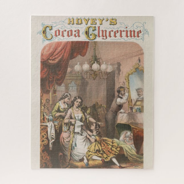 Hovey's Cocoa Glycerine, Circa 1860 Jigsaw Puzzle (Vertical)