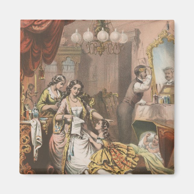 Hovey's Cocoa Glycerine, Circa 1860 Magnet (Front)