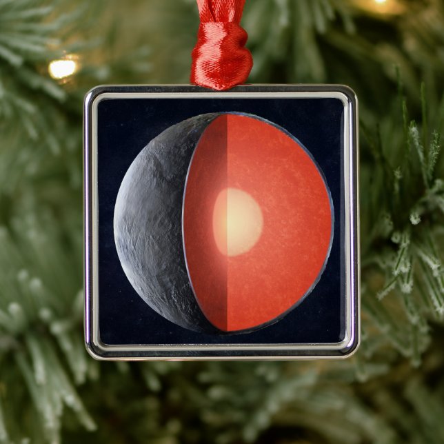 How A Rocky Planet Forms. Metal Ornament (Tree)
