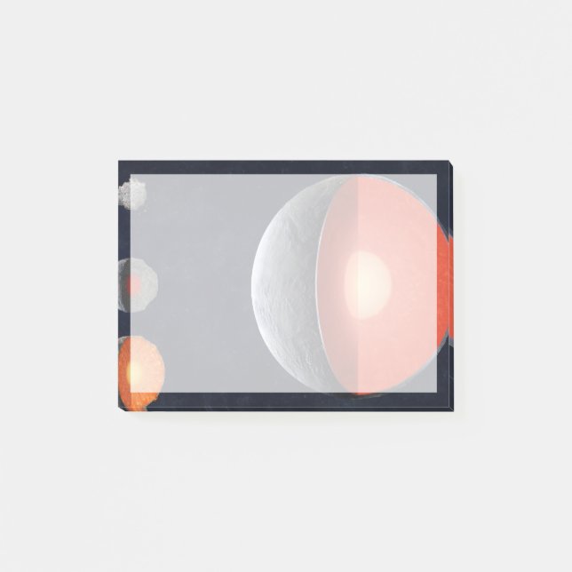 How A Rocky Planet Forms. Post-it Notes (Front)