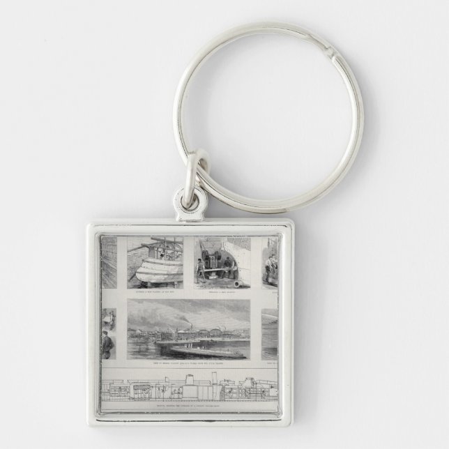 How a Torpedo Boat is Built Key Ring (Front)