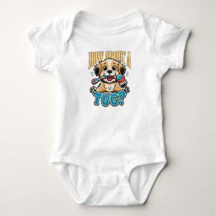How About A Tug - Spaniel Dog Baby Bodysuit