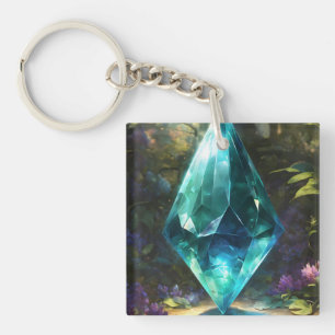 How about "Crystal Dewdrop Keychain" or " Key Ring
