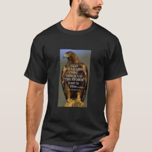 How about "Divine Wings: Soaring with Faith"? T-Shirt