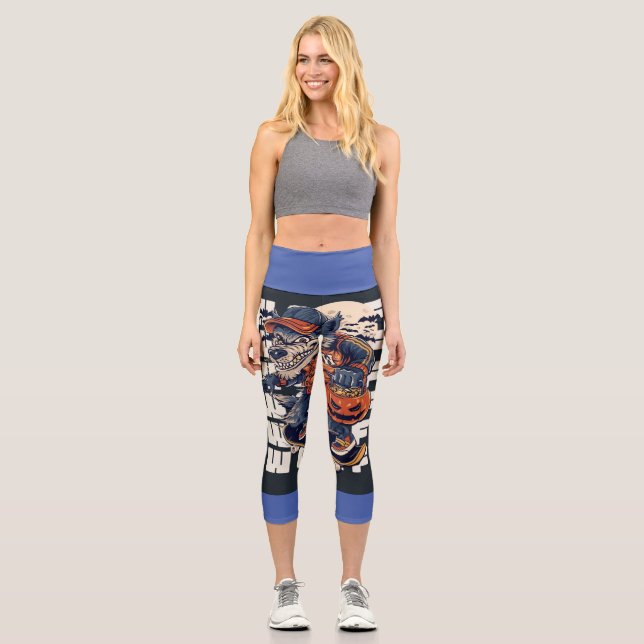 How about Fluttering Whispers:High Waisted Capris (Front)