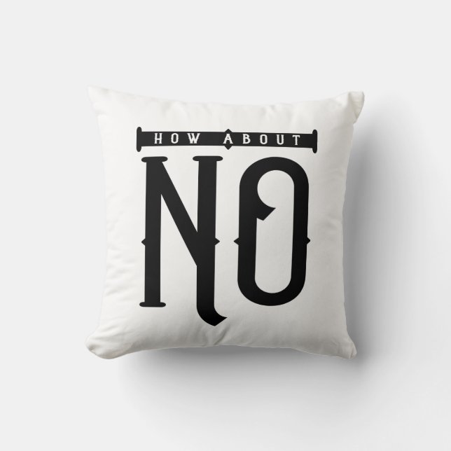 How About No Typography Cushion (Front)