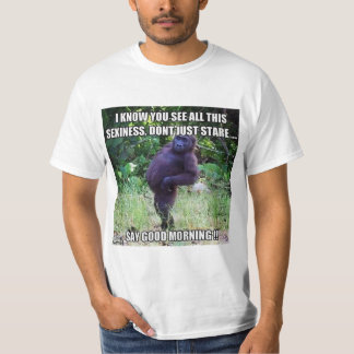 How about "Primal Elegance Tee" or "Ape Chic Shirt