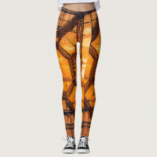 How about "Tangerine Dream Leggings: Vibrant Orang Leggings