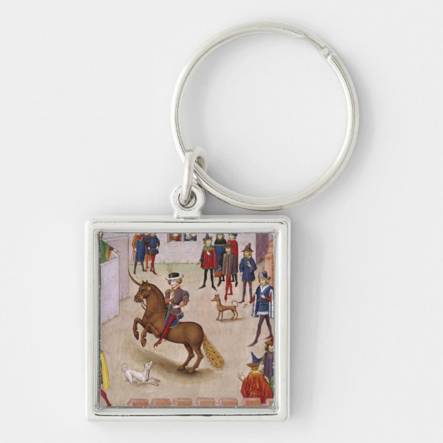 How Alexander the Great  Mounted Bucephalus Key Ring (Front)