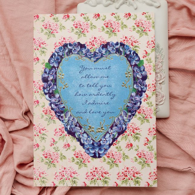 How ardently I admire and love you Valentine Card (Creator Uploaded)