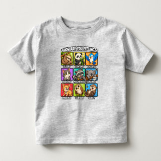 How Are You Feeling? Animal Moods Toddler T-Shirt