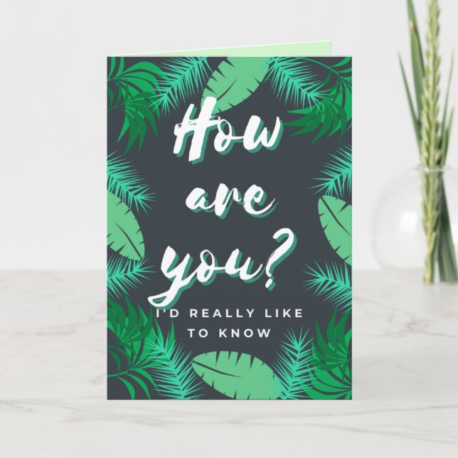 How Are You? Thinking Of You Card (Front)