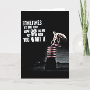 How Bad You Want It - CrossFit Motivational Card
