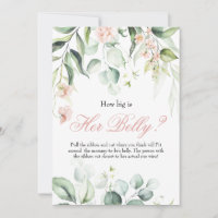 How Big Is Her Belly Baby Shower Games