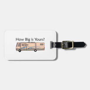 How Big Is Yours? Luggage Tag
