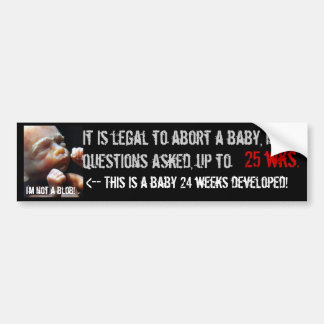How can it be legal? bumper sticker