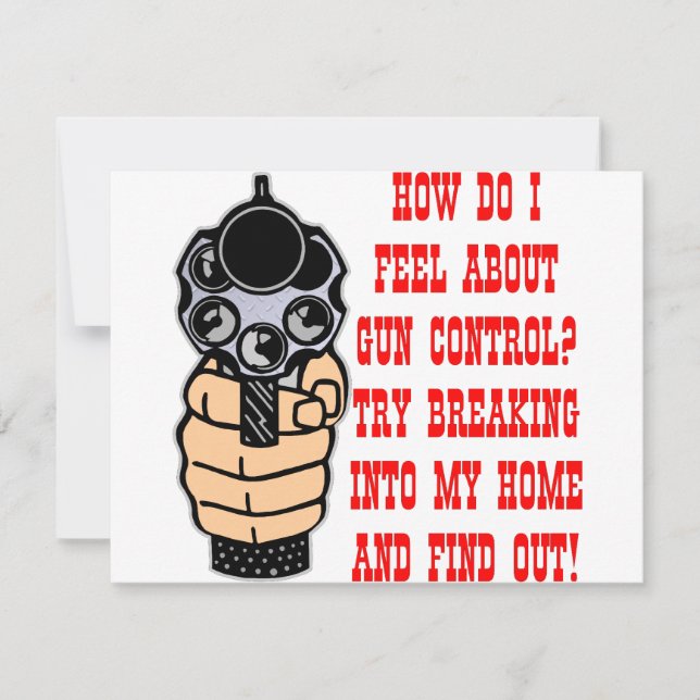 How Do I Feel About Gun Control (Front)