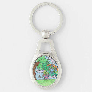 How Do They Monkey? Key Ring