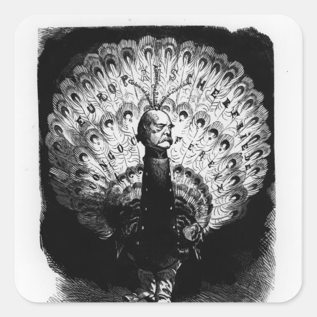 How Do We Stand in the World Square Sticker (Front)