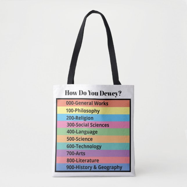 How Do You Dewey?  Tote Bag (Front)